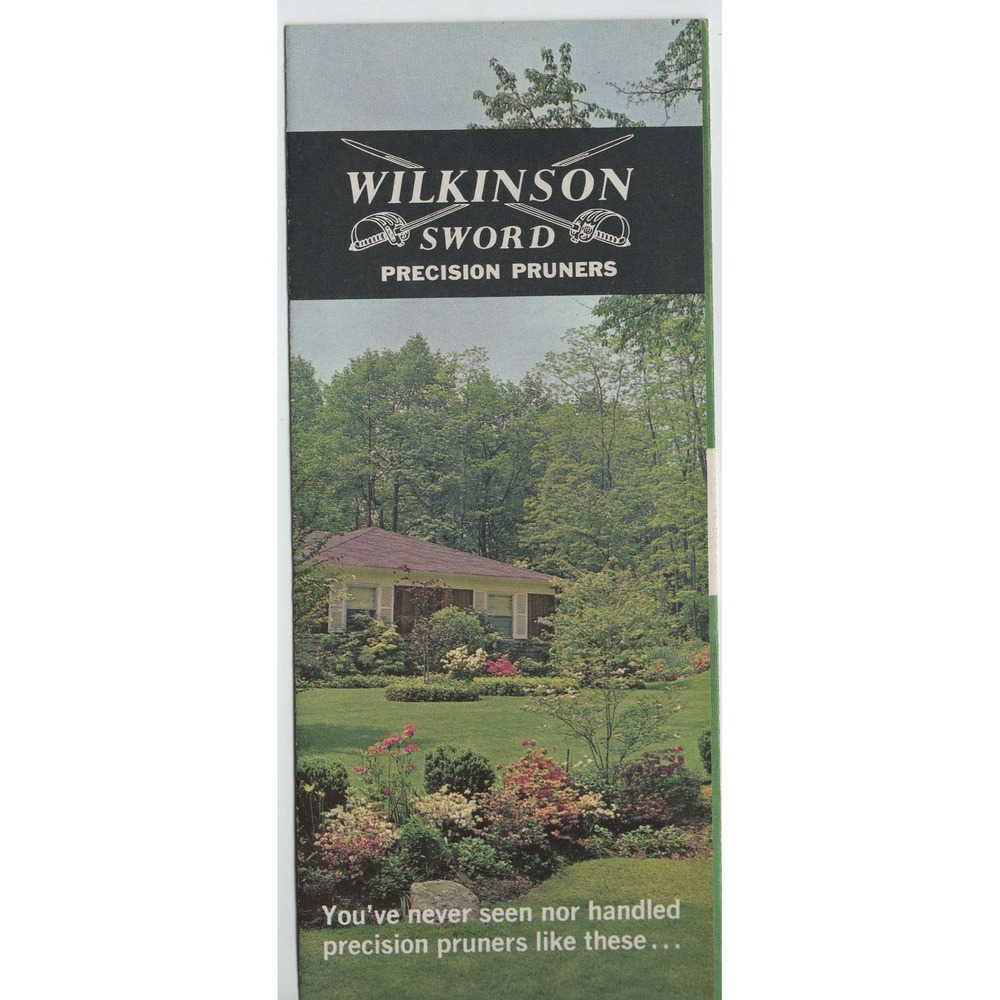 Wilkinson Sword Precision Pruners Vintage Garden Tool Advertising Brochure VG+ - Picture 1 of 2